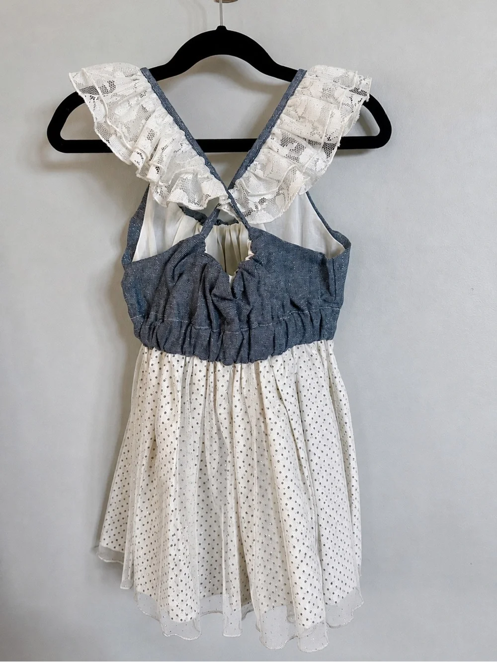 Magpie & Mabel Willa Romper Secret Garden Girls 6 Lace Tulle Metallic